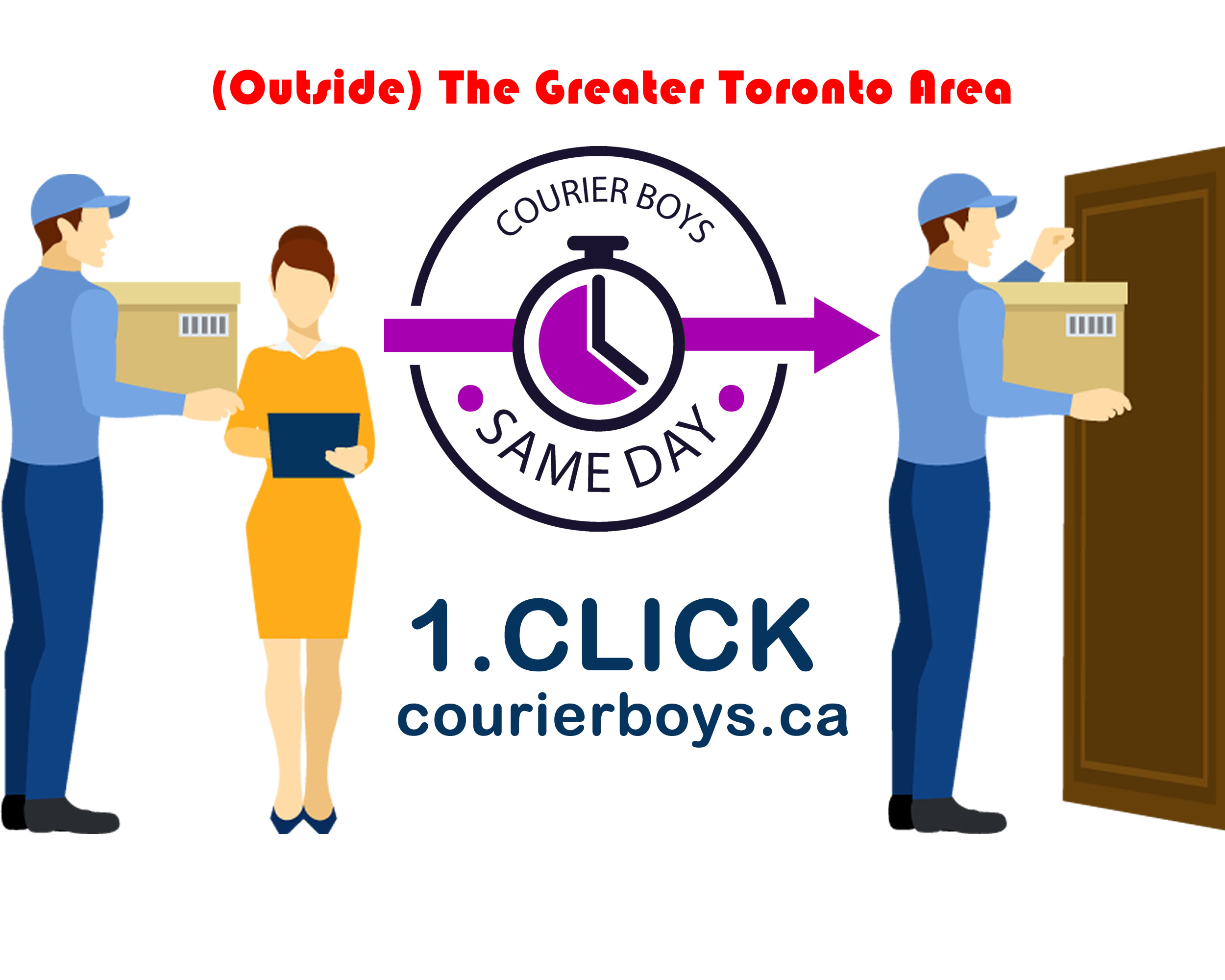 Outside Greater Toronto Area Same Day Courier